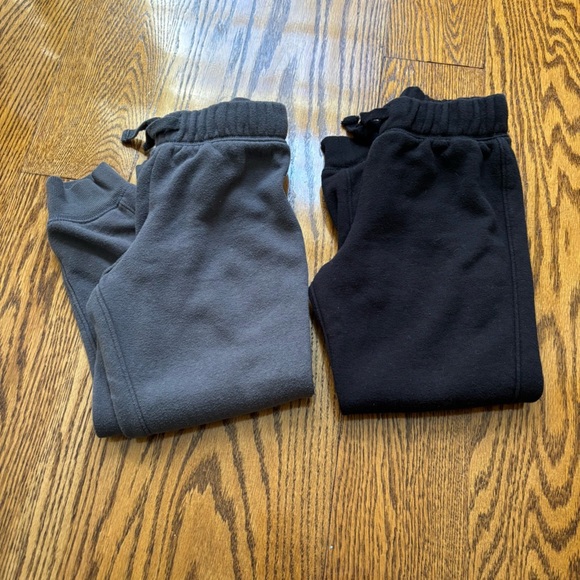 Jumping Beans Softest Fleece Gray and Black Kids' Joggers - Set of 2 Sweatpants - Picture 4 of 5